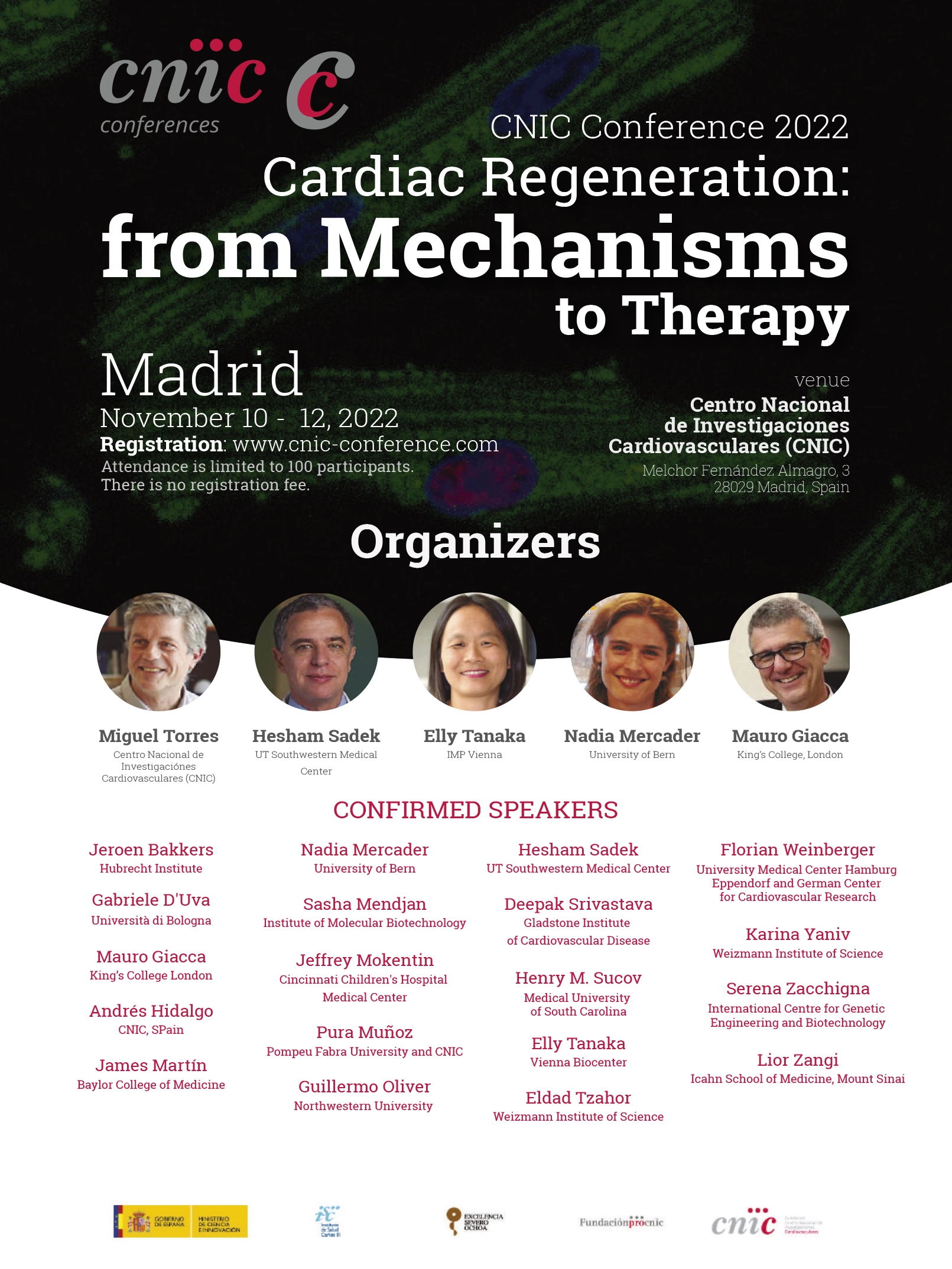 CNIC Conference on Cardiac Regeneration: from Mechanisms to Therapy