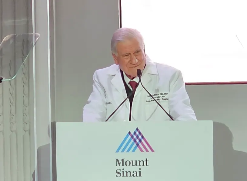 Mount Sinai Hospital changes the name of its Cardiovascular Hospital to “Mount Sinai Fuster Heart Hospital” in honour of Dr Fuster