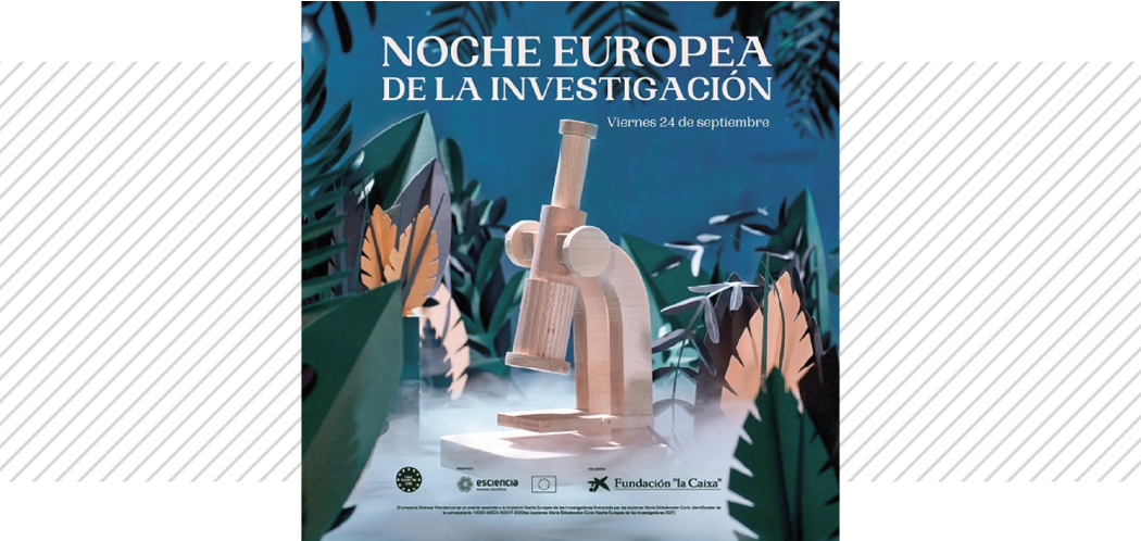 Cartel de la Feria de la Investigación en CaixaForum Madrid