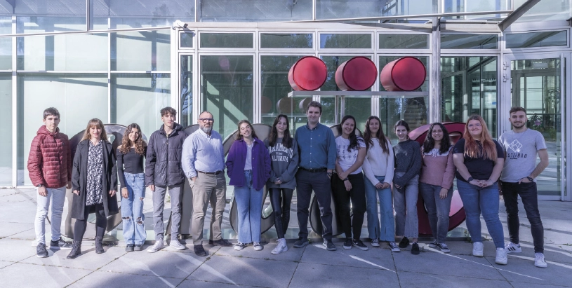 Visita a CNIC de estudiantes de FP de 'laboratorio clínico y biomédico' IES Enrique Flórez de Burgos.