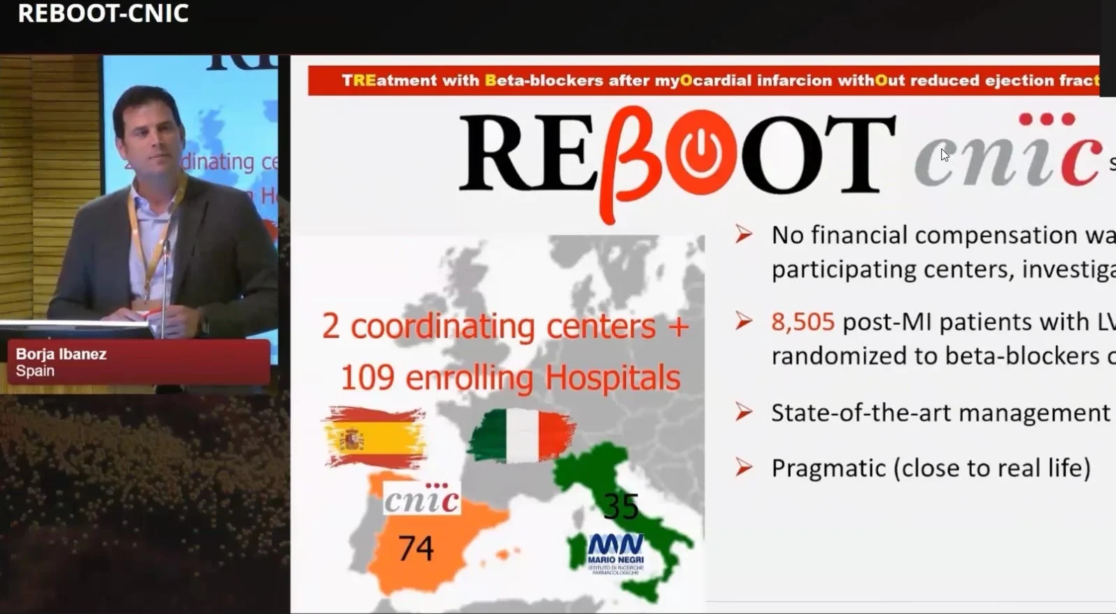 Publicación simultánea de REBOOT en NEJM y The Lancet