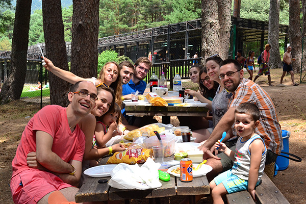 July 2016. Lab trip to the natural swimming pools at Cercedilla