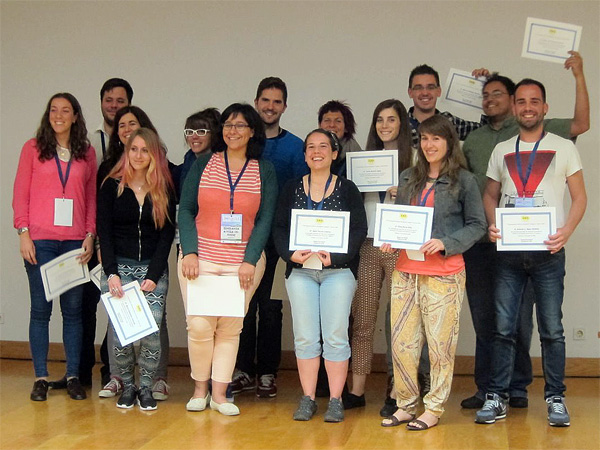 June 2016. International Iberian Biophysics Conference (Porto, Portugal). Carla receives a travel fellowship from the SBE.