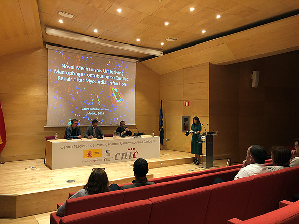 Defence of the doctoral thesis of Laura Alonso at CNIC on November 29, 2019. Congrats!