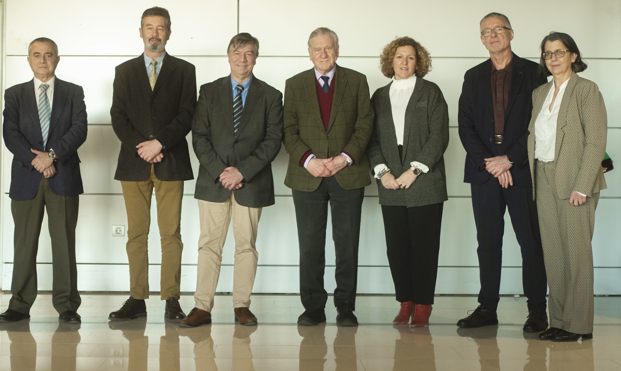 Hugo Camacho , Alberto Sanz, José Antonio Sanahuja, Valentín Fuster, Paula Alonso, Vicente Andrés y Beatriz Ferreiro.