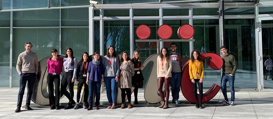 De izquierda a derecha: Enrique Lara-Pezzi, Laura Lalaguna, Laura Ramos, Elena González, María Villalba, Claudia Camarero, Marina López, Betel Olaizola, Ascensión Rey, Carlos Martí, Elísabet Bello y Javier Larrasa