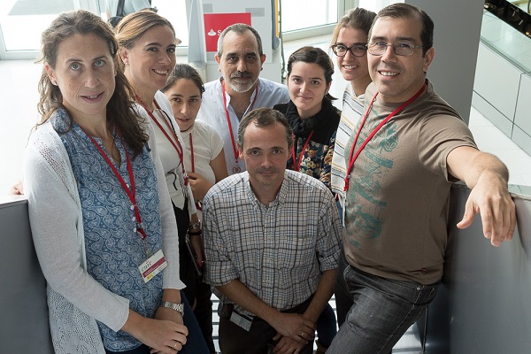 Nuria Matesanz, Guadalupe Sabio, Elena Rodríguez, José Antonio Enríquez Ana Victoria Lechuga-Vieco, Maria Crespo-Ruiz, Luis Leiva-Vega y Alfonso Mora (centro).