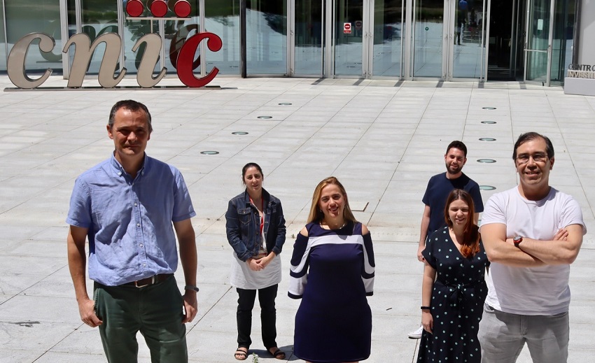 De izda. a dcha.: Alfonso Mora, María Elena Rodríguez Andrés, Guadalupe Sabio, Alejandro Rosell, Cintia Folgueira y Luis Leiva-Vega.