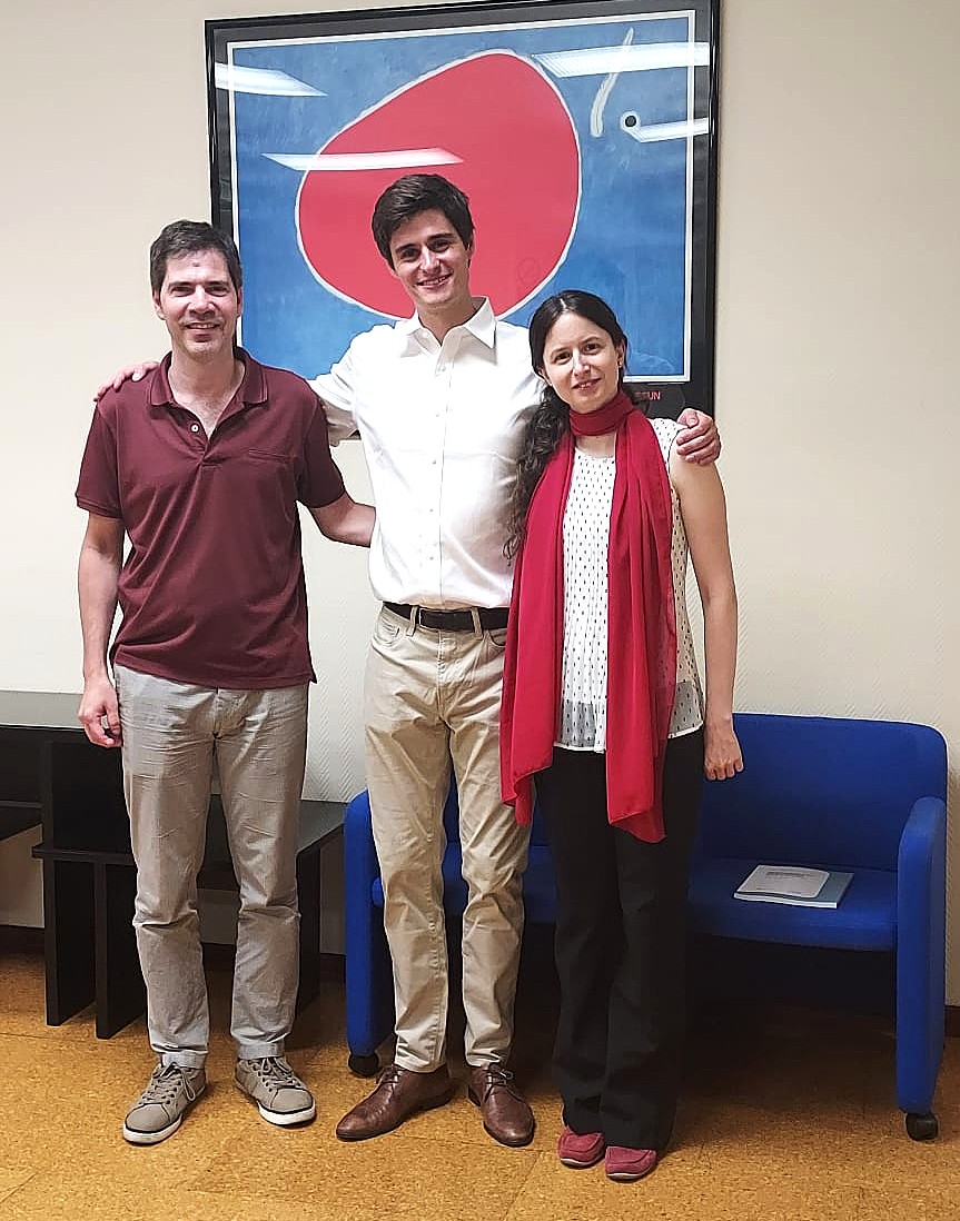 Foto David Sancho, Ignacio Heras-Murillo y Stefanie Wculek.