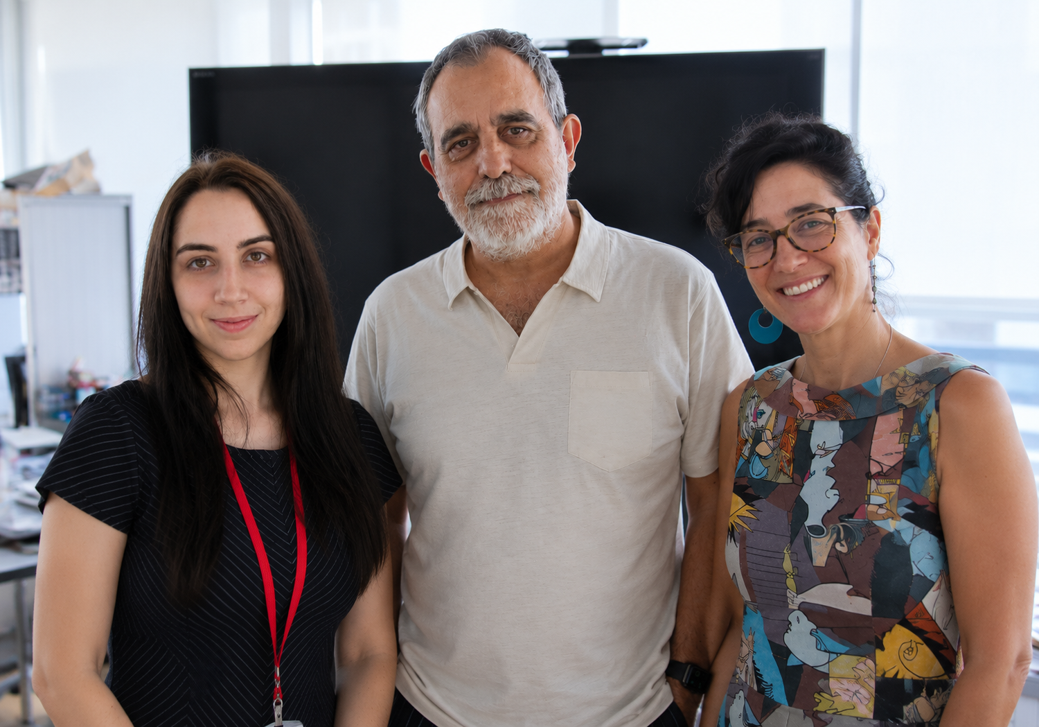 Yolanda Martí-Mateos, José Antonio Enríquez y Rebeca Acín-Pérez.