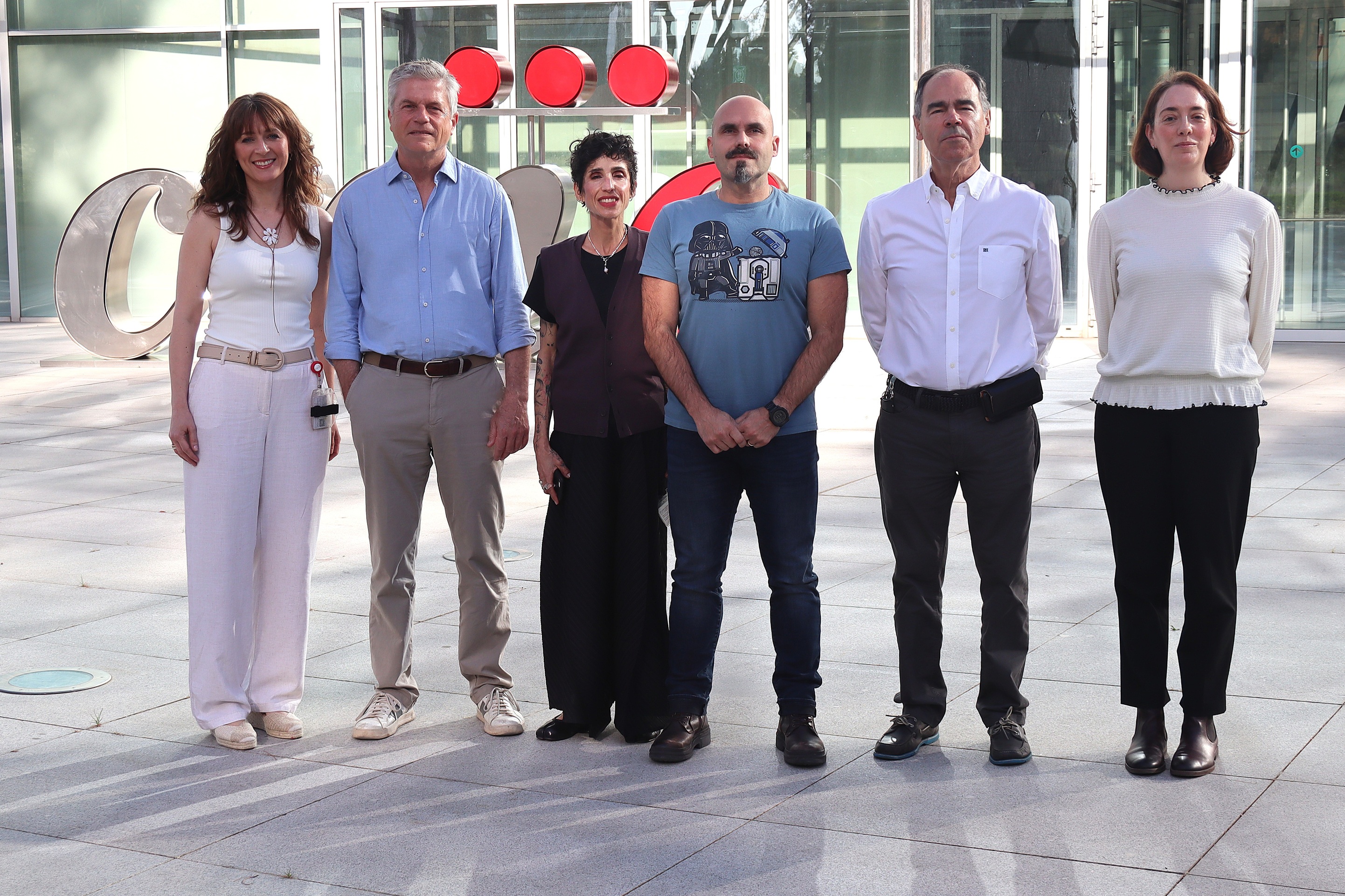 Rocío Sierra, Miguel Torres, Cristina Villa del Campo, Enrique Calvo, Jesús Vázquez y Consuelo Marín-Vicente.