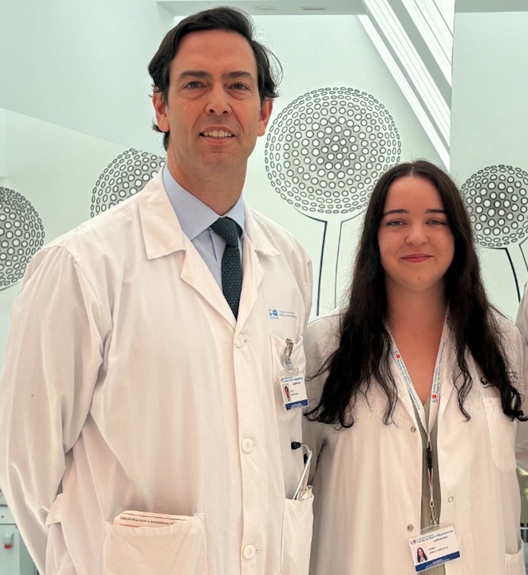Pablo García Pavía y Nerea Mora.