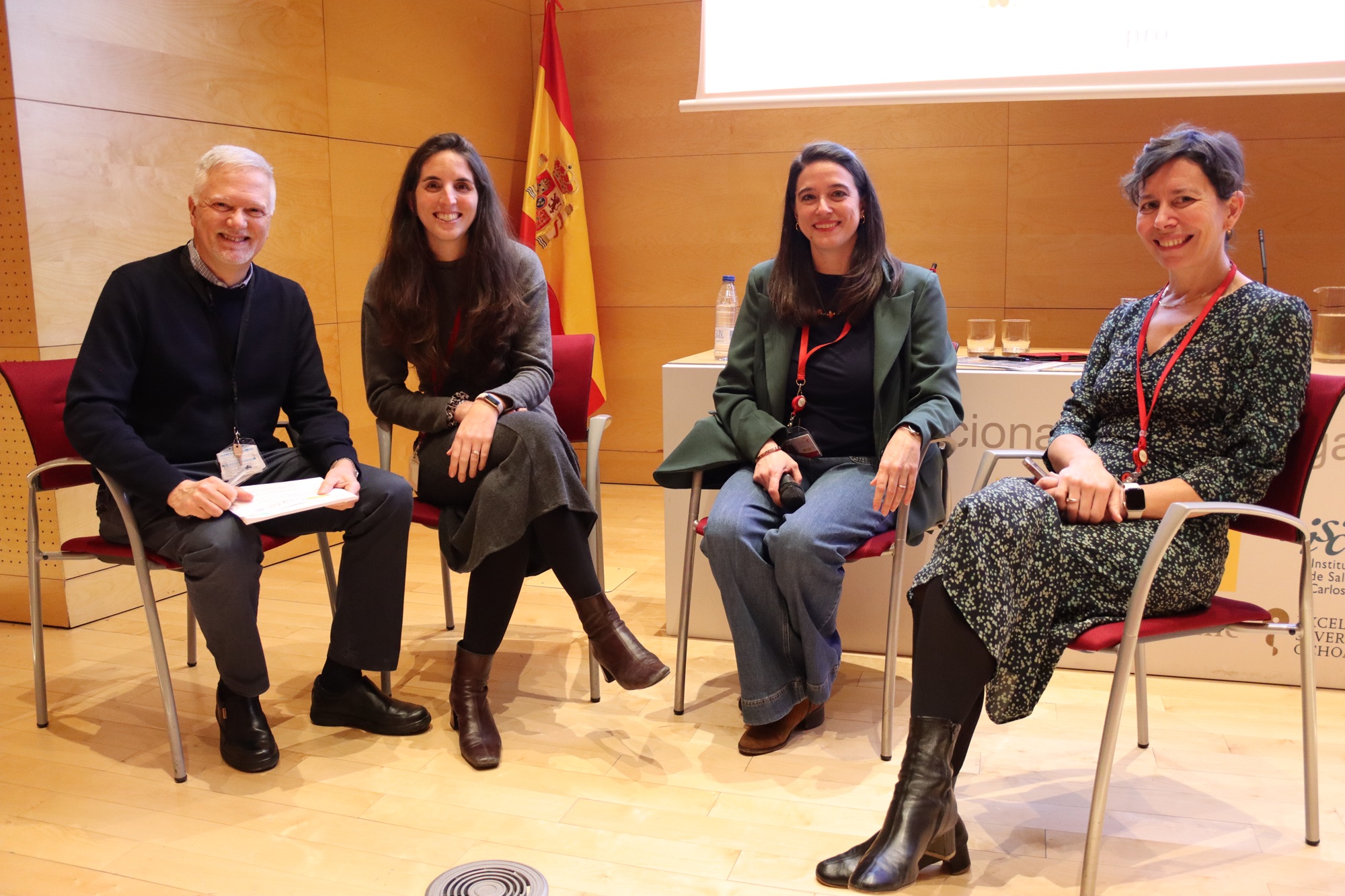 Héctor Bueno, Ana Devesa, Ana García Álvarez y Alessia Ferrarini.