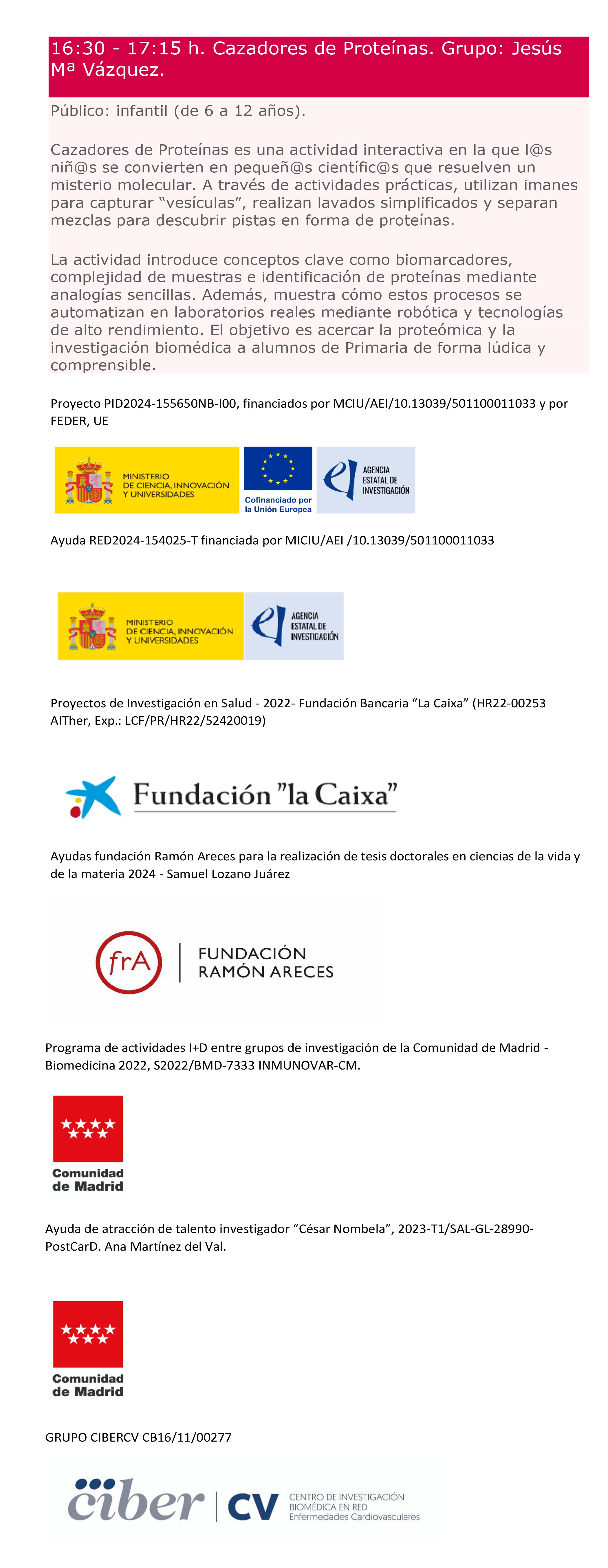 Cazadores de Proteínas