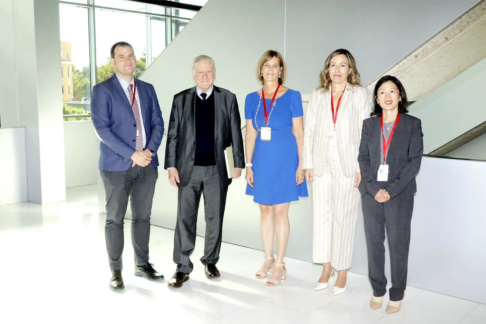 Dr. Borja Ibáñez, Valentín Fuster,la Dra. Susan Dent, Dra. Teresa López y Bonnie Ky, editora de JACC Cardio-Oncology