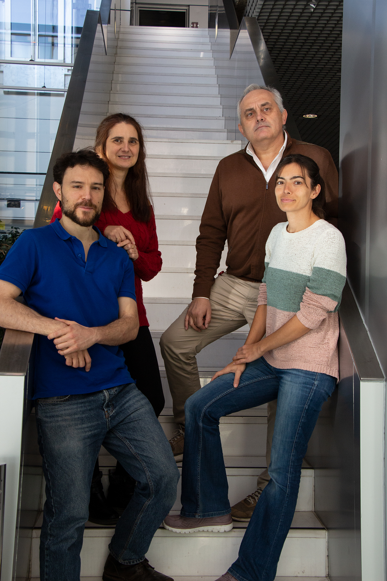 Sara Sánchez Perales y Miguel del Pozo (arriba), Fidel Lolo Romero y Araceli Grande (abajo)