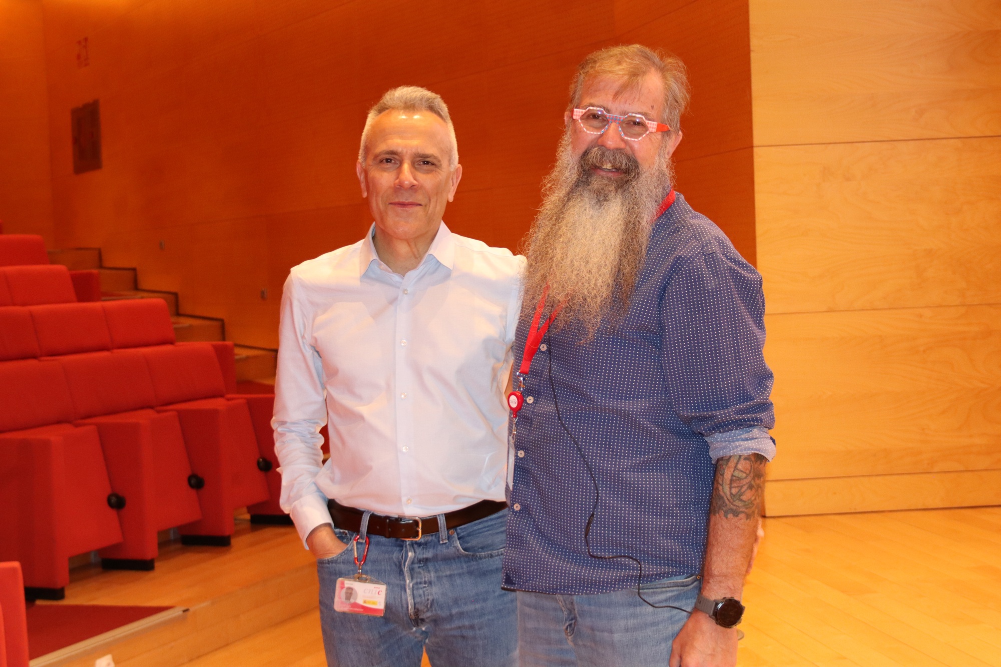 José Luis de la Pompa y Anthony Firulli