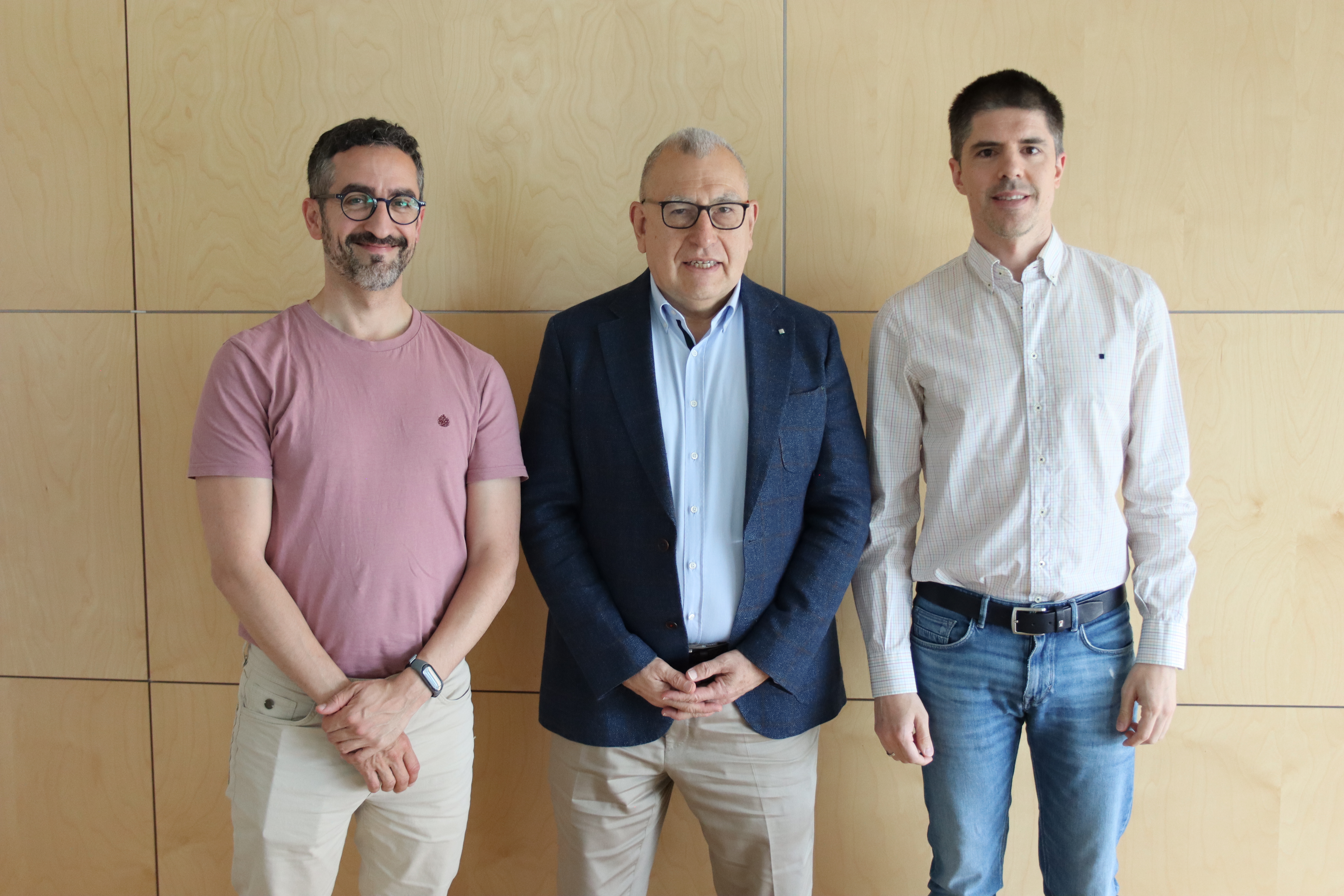 Rodrigo Fernández, Luis A. Moreno Aznar y Juan Miguel Fernández Alvira