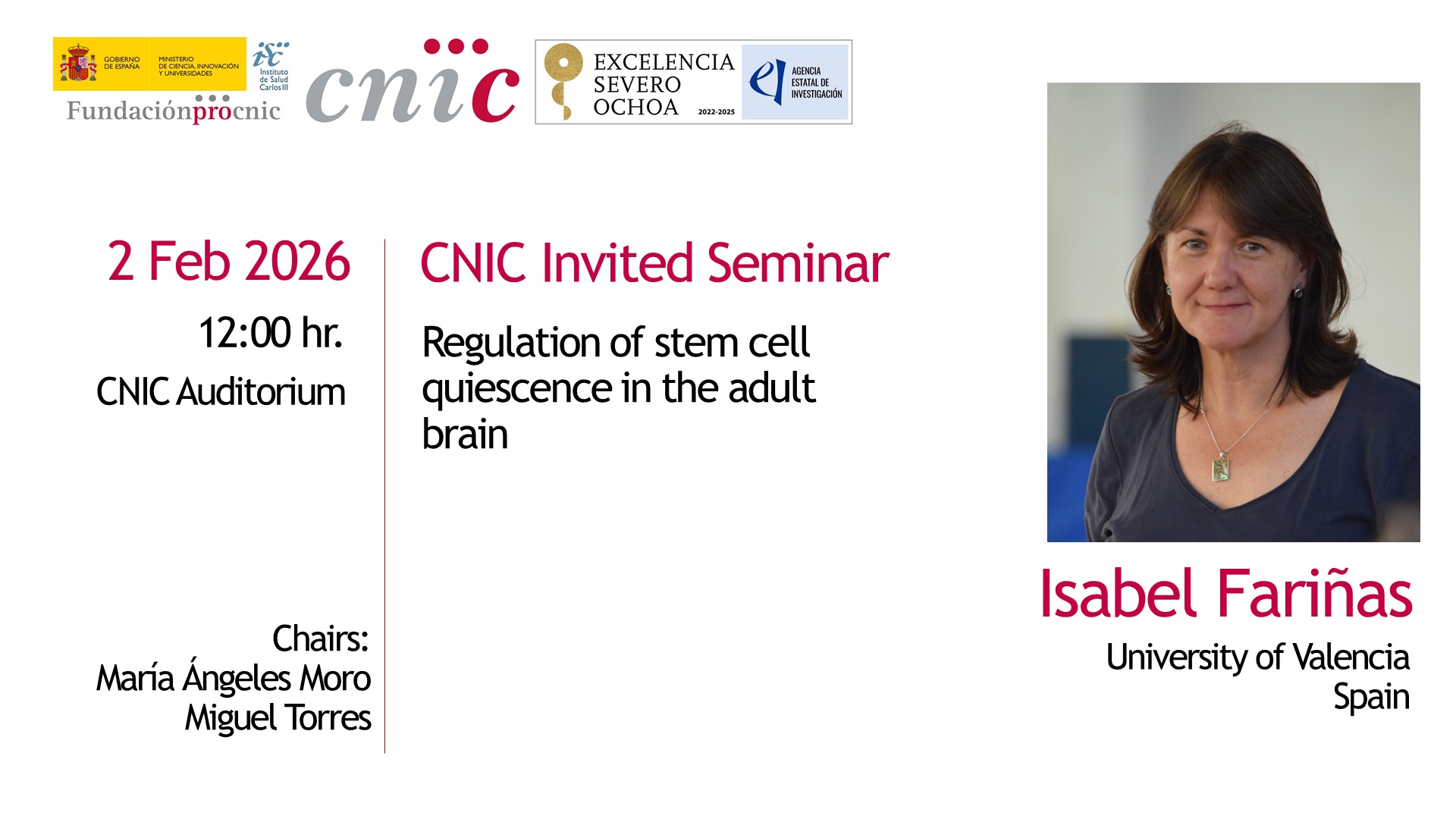 Isabel Fariñas poster