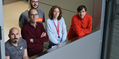 Enrique Calvo, Jesús Vázquez, Álvaro Alfayate, Estefanía Núñez y José Luis Martín Ventura.