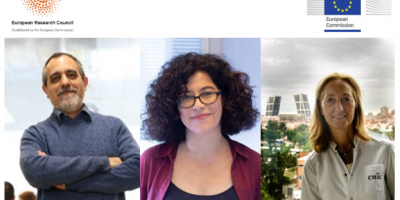 José Antonio Enríquez, Almudena Ramiro  y Silvia Priori.
