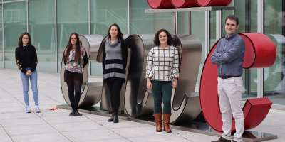 Marta Amorós Pérez, Virginia Zorita, Nuria Matesanz, Marian Zuriaga y José Javier Fuster.