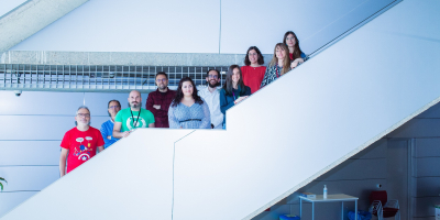 From left to right: Claudio Badía Careaga, Jesús Vázquez, Enrique Calvo, Elías Herrero Galán, Natalia Vicente, Jorge Alegre Cebollada, Inés Martínez Martín, Carmen Suay Corredera, Diana Velázquez Carreras y Maria Rosaria Pricolo.