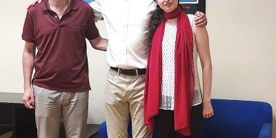 David Sancho, Ignacio Heras-Murillo y Stefanie Wculek.