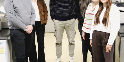 De izquierda a derecha, Borja Ibáñez, Laura Cádiz, Agustín Clemente-Moragón, Ángela Pollán, Lucía López-Palomar, Anabel Díaz-Guerra